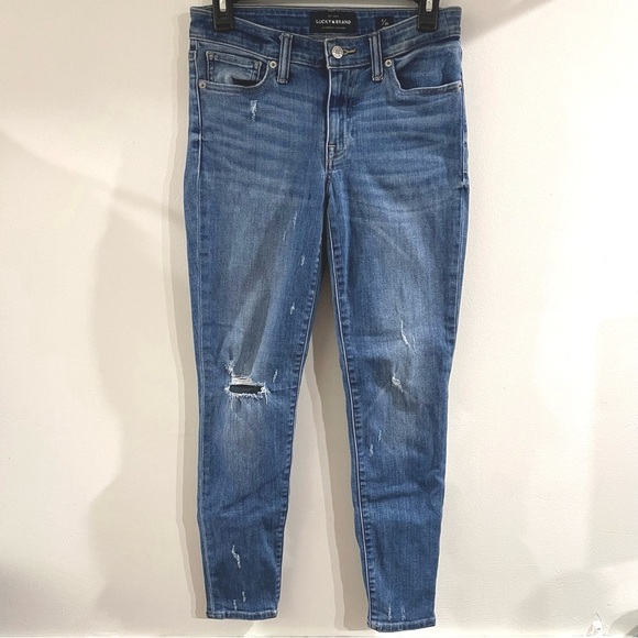 Lucky Brand Denim - Lucky Brand Distressed Ava Skinny Jeans